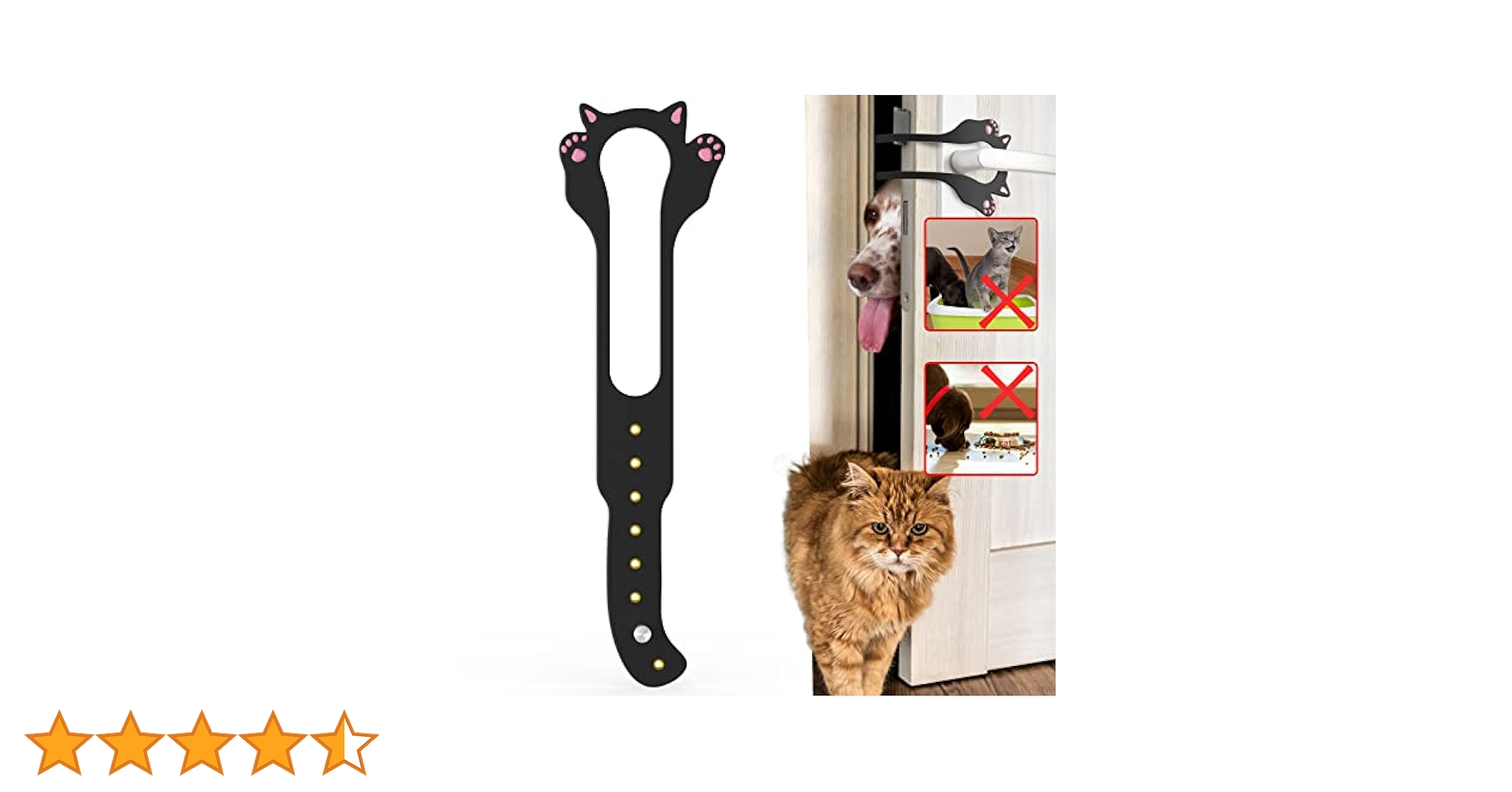 ねこ3点 Amazon.co.jp: 猫ドアラッチホルダー 【8つのサイズ調節可能